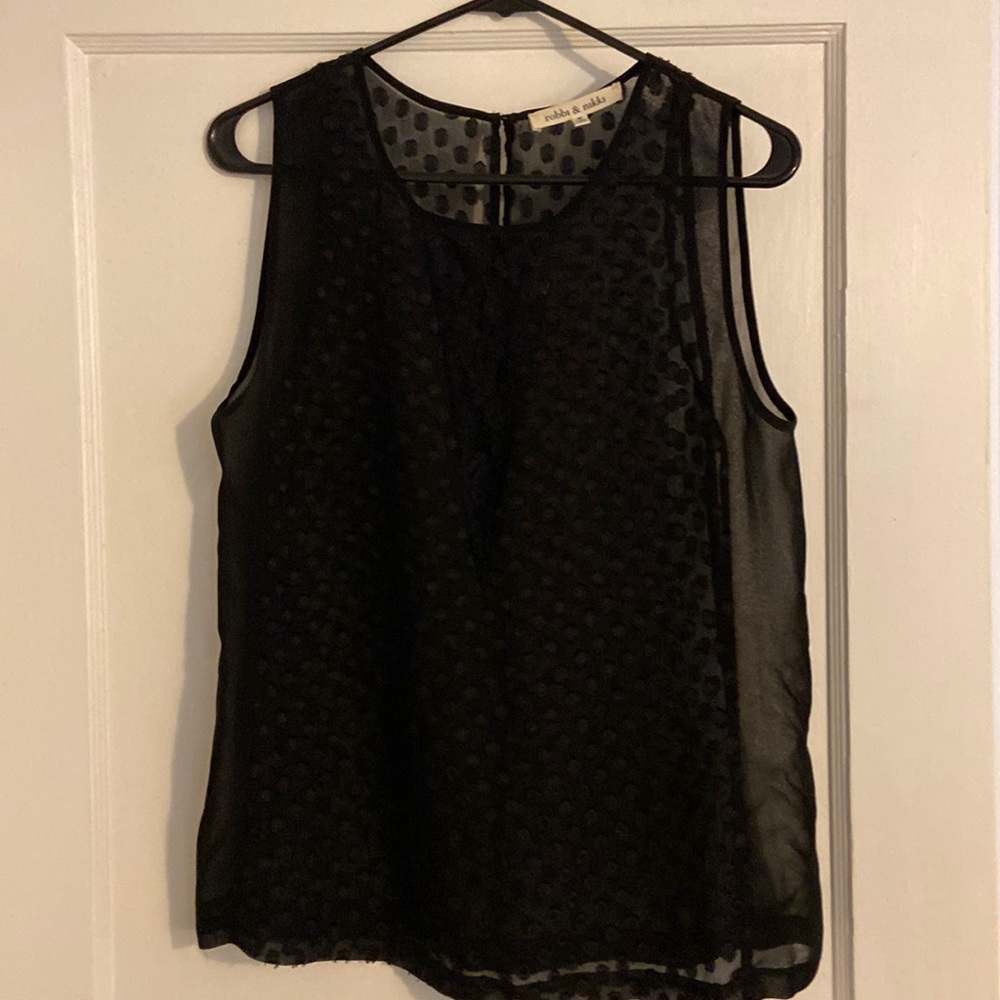 Robbi & Nikki lace top size medium